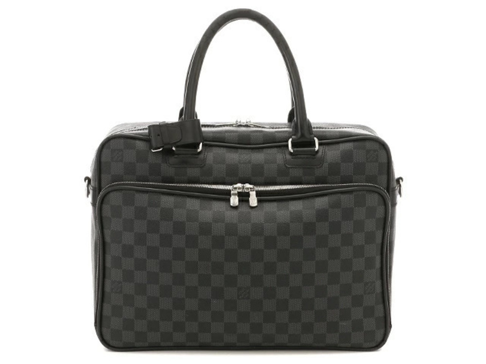 LOUIS VUITTON Icare Shoulder Bag Damier Graphite Black
